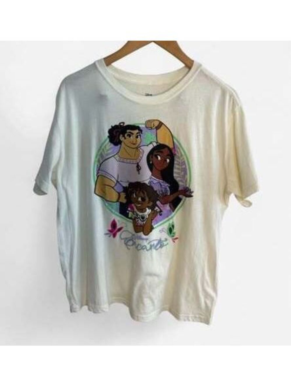 Disney Encanto Graphic T-Shirt Large Cotton Polyester